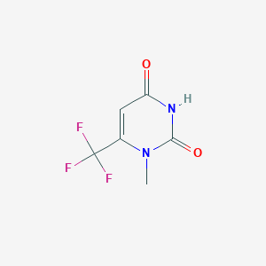 molecular formula C6H5F3N2O2 B3049370 1-甲基-6-三氟甲基嘧啶-2,4-二酮 CAS No. 203938-27-6