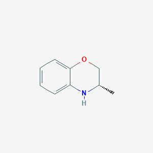 2H-1,4-Benzoxazine, 3,4-dihydro-3-methyl-, (3S)-