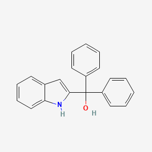 molecular formula C21H17NO B3049402 1h-Indol-2-yl(diphenyl)methanol CAS No. 20538-21-0