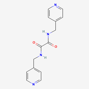 molecular formula C14H14N4O2 B3049403 Ethanediamide, N,N'-bis(4-pyridinylmethyl)- CAS No. 205386-51-2