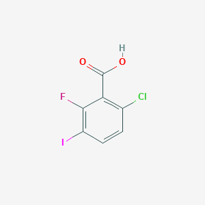 molecular formula C7H3ClFIO2 B3049422 6-Chloro-2-fluoro-3-iodobenzoic acid CAS No. 2056110-36-0
