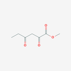 molecular formula C7H10O4 B3049425 Methyl 2,4-dioxohexanoate CAS No. 20577-62-2