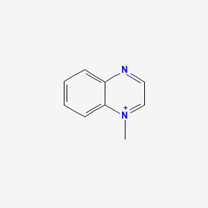 molecular formula C9H9IN2 B3049427 1-Methylquinoxalin-1-ium CAS No. 20595-03-3