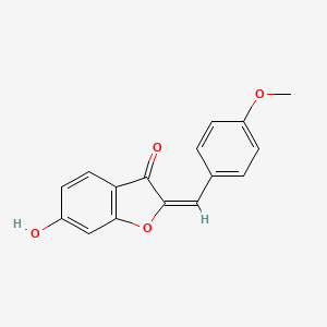 (2E)-6-hydroxy-2-[(4-methoxyphenyl)methylidene]-1-benzofuran-3-one