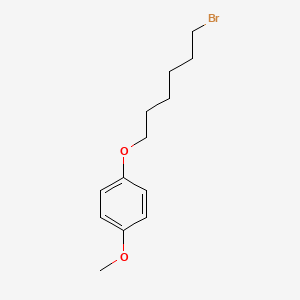 molecular formula C13H19BrO2 B3049462 1-(6-溴己氧基)-4-甲氧基苯 CAS No. 20744-11-0