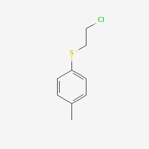 molecular formula C9H11ClS B3049466 1-[(2-氯乙基)硫]-4-甲苯 CAS No. 20761-71-1