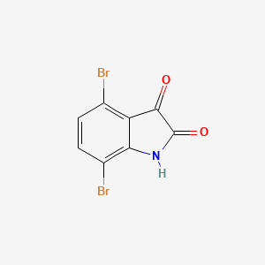 molecular formula C8H3Br2NO2 B3049467 4,7-Dibromo-1H-indole-2,3-dione CAS No. 20780-89-6