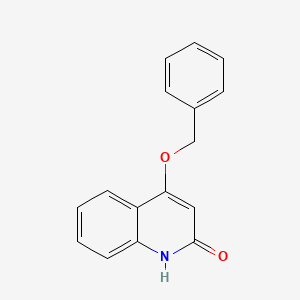 molecular formula C16H13NO2 B3049491 4-(苄氧基)喹啉-2(1H)-酮 CAS No. 20886-09-3