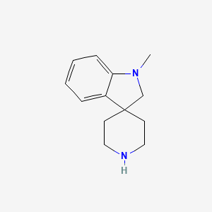 molecular formula C13H18N2 B3049497 1-甲基螺[吲哚-3,4'-哌啶] CAS No. 208932-96-1