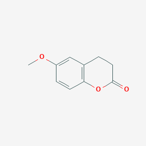 molecular formula C10H10O3 B3049507 6-Methoxychroman-2-one CAS No. 20920-98-3