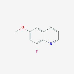 molecular formula C10H8FNO B3049509 8-Fluoro-6-methoxyquinoline CAS No. 209353-21-9