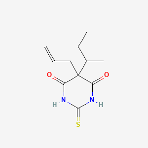 molecular formula C11H16N2O2S B3049511 Allyl sec-butyl thiobarbituric acid CAS No. 2095-58-1