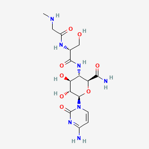 molecular formula C16H25N7O8 B3049513 Gougerotin CAS No. 2096-42-6