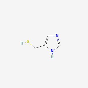 molecular formula C4H6N2S B3049542 1H-Imidazole-5-methanethiol CAS No. 20979-13-9