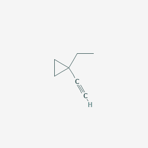 molecular formula C7H10 B3049552 1-Ethyl-1-ethynylcyclopropane CAS No. 2101782-55-0