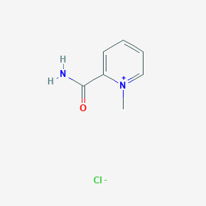 molecular formula C7H9ClN2O B3049557 2-Carbamoyl-1-methylpyridin-1-ium chloride CAS No. 21032-31-5
