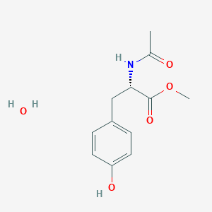 molecular formula C12H17NO5 B3049565 Ac-Tyr-OMe H2O CAS No. 210557-95-2
