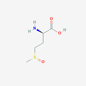 molecular formula C5H11NO3S B3049566 D-蛋氨酸 S-氧化物 CAS No. 21056-56-4