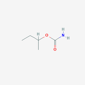 molecular formula C5H11NO2 B3049585 1-甲基丙基氨基甲酸酯 CAS No. 2114-15-0