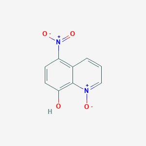 molecular formula C9H6N2O4 B3049595 8-Hydroxy-5-nitroquinoline 1-oxide CAS No. 21168-37-6