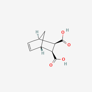 molecular formula C9H10O4 B3049601 (1R,2R,3S,4S)-双环[2.2.1]庚-5-烯-2,3-二羧酸 CAS No. 21196-51-0