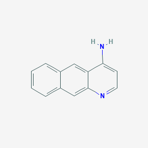 molecular formula C13H10N2 B3049606 苯并[g]喹啉-4-胺 CAS No. 21212-62-4