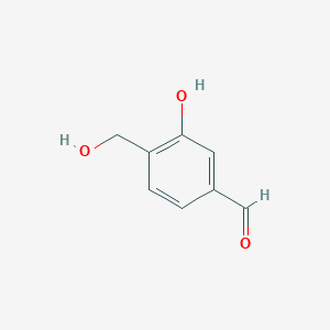 molecular formula C8H8O3 B3049627 3-Hydroxy-4-(hydroxymethyl)benzaldehyde CAS No. 212914-85-7