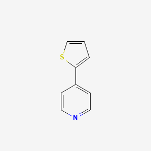 molecular formula C9H7NS B3049628 4-(2-Thienyl)pyridine CAS No. 21298-54-4