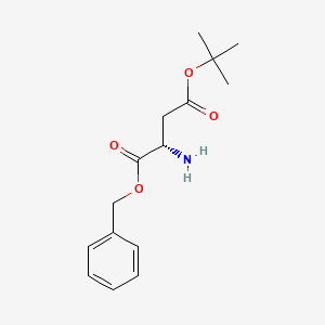 molecular formula C15H21NO4 B3049630 1-苄基 4-叔丁基 L-天冬氨酸 CAS No. 2131-29-5