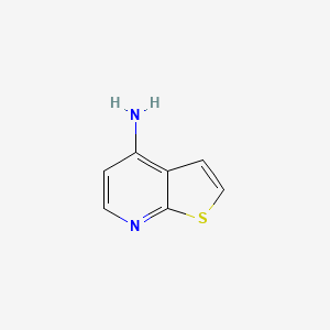 molecular formula C7H6N2S B3049638 噻吩并[2,3-B]吡啶-4-胺 CAS No. 21344-47-8