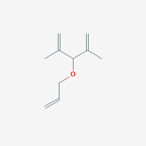 molecular formula C10H16O B3049654 1,4-Pentadiene, 2,4-dimethyl-3-(2-propenyloxy)- CAS No. 214264-78-5
