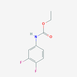 molecular formula C9H9F2NO2 B3049660 (3,4-Difluorophenyl)carbamic acid ethyl ester CAS No. 2145-85-9