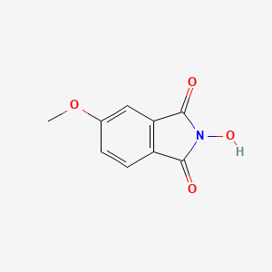 molecular formula C9H7NO4 B3049665 2-Hydroxy-5-methoxy-1H-isoindole-1,3(2H)-dione CAS No. 214754-50-4
