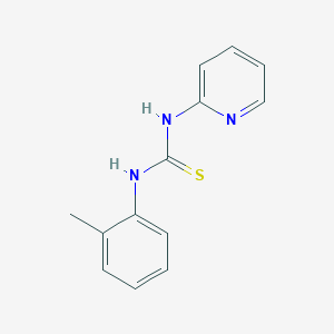 B3049669 N-(2-Methylphenyl)-N'-(2-pyridinyl)thiourea CAS No. 21487-27-4