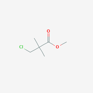 molecular formula C6H11ClO2 B3049670 Methyl 3-chloro-2,2-dimethylpropanoate CAS No. 21491-96-3