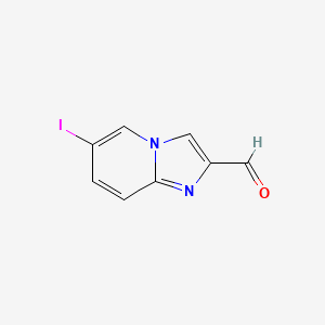 molecular formula C8H5IN2O B3049672 6-Iodoimidazo[1,2-a]pyridine-2-carbaldehyde CAS No. 214958-35-7
