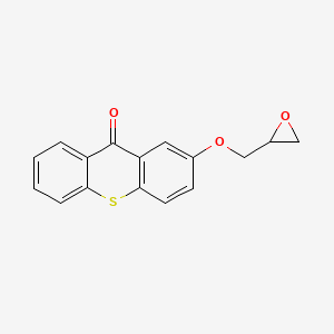 molecular formula C16H12O3S B3049678 9H-噻吨-9-酮，2-(环氧甲氧基)- CAS No. 215173-01-6