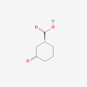 molecular formula C7H10O3 B3049680 (1r)-3-氧代环己烷甲酸 CAS No. 21531-43-1