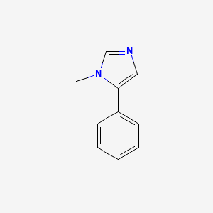 molecular formula C10H10N2 B3049682 1-甲基-5-苯基-1H-咪唑 CAS No. 2154-38-3