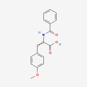 2-Benzamido-3-(4-methoxyphenyl)prop-2-enoic acid