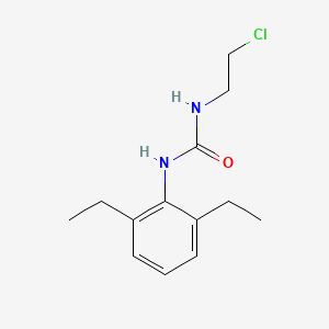 molecular formula C13H19ClN2O B3049685 1-(2-Chloroethyl)-3-(2,6-diethylphenyl)urea CAS No. 21548-54-9