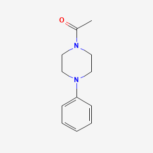 molecular formula C12H16N2O B3049689 1-(4-苯基哌嗪-1-基)乙酮 CAS No. 21557-13-1