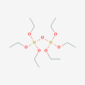 molecular formula C12H30O7Si2 B3049691 Hexaethyl diorthosilicate CAS No. 2157-42-8