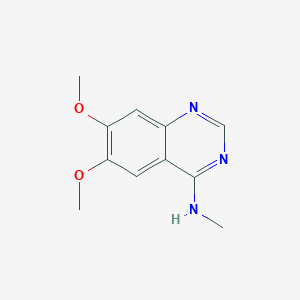 molecular formula C11H13N3O2 B3049694 6,7-二甲氧基-N-甲基喹唑啉-4-胺 CAS No. 21575-14-4