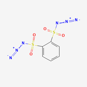 molecular formula C6H4N6O4S2 B3049715 Benzene-1,2-disulfonyl diazide CAS No. 21691-17-8
