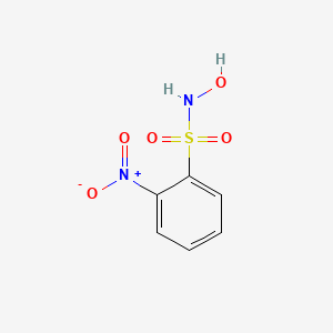 molecular formula C6H6N2O5S B3049736 N-Hydroxy-2-nitrobenzenesulfonamide CAS No. 217463-52-0