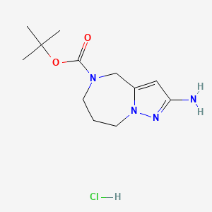 Tert-Butyl 2-Amino-7,8-Dihydro-4H-Pyrazolo[1,5-A][1,4]Diazepine-5(6H)-Carboxylate Hydrochloride