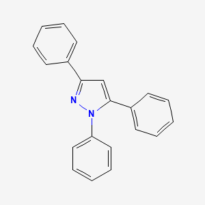 molecular formula C21H16N2 B3049748 1,3,5-三苯基吡唑 CAS No. 2183-27-9