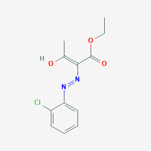 Ethyl 2-(2-(2-chlorophenyl)hydrazono)-3-oxobutanoate