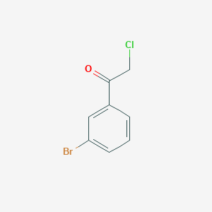 molecular formula C8H6BrClO B3049757 Ethanone, 1-(3-bromophenyl)-2-chloro- CAS No. 21886-58-8
